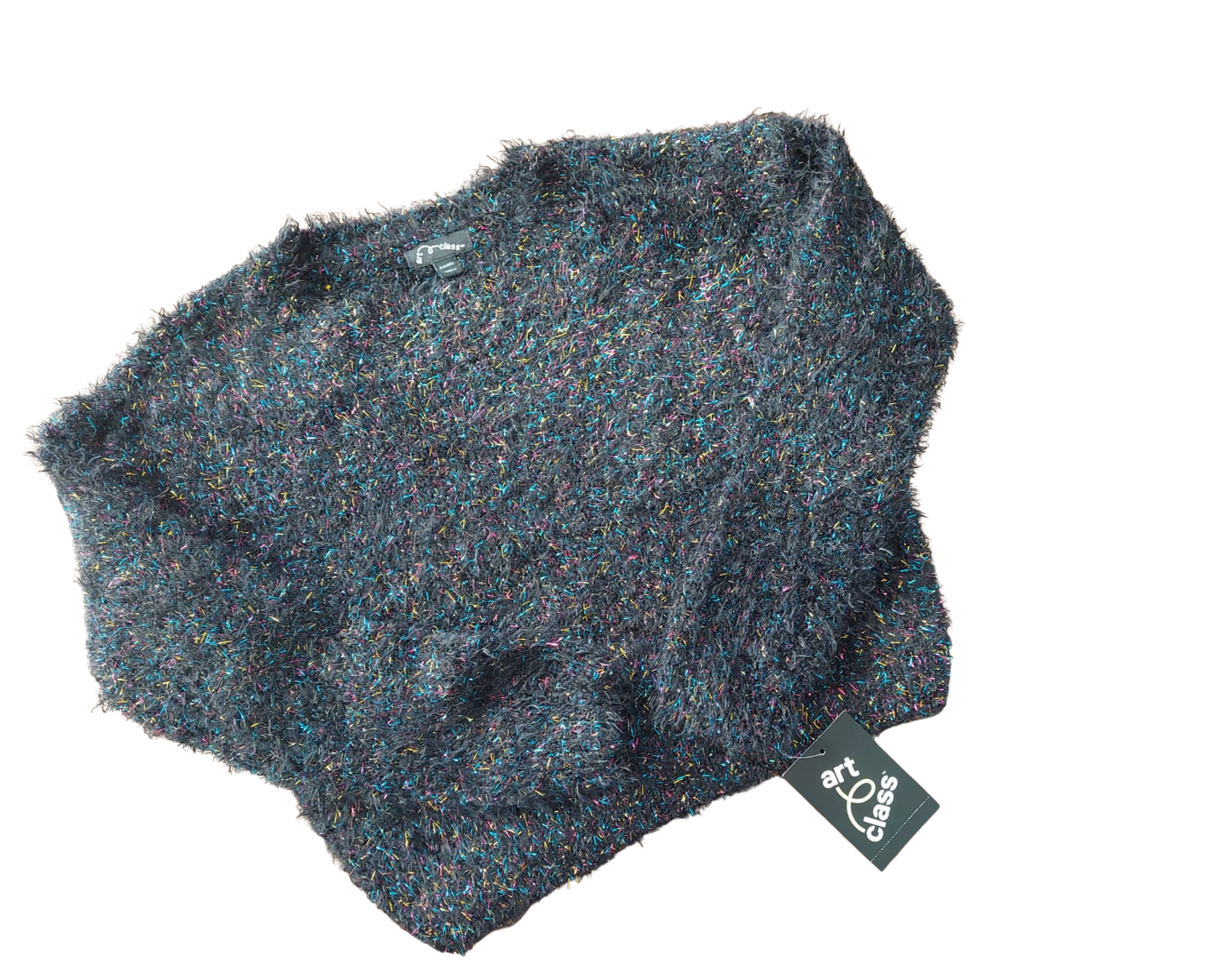 Art Class – Poncho fluffy con destellos – Para mujer (niña).