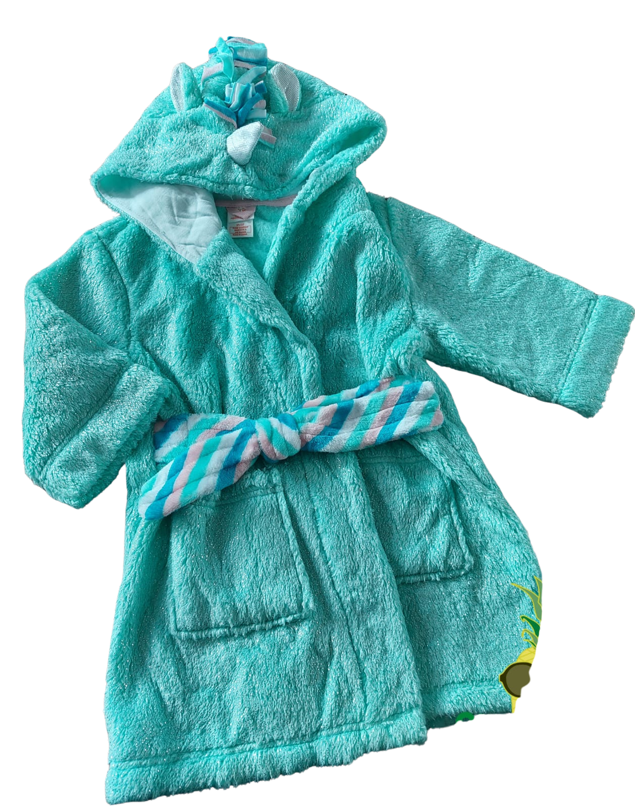 bata polar “dragón mágico” con capucha – cat & jack (talla 2-3 años)