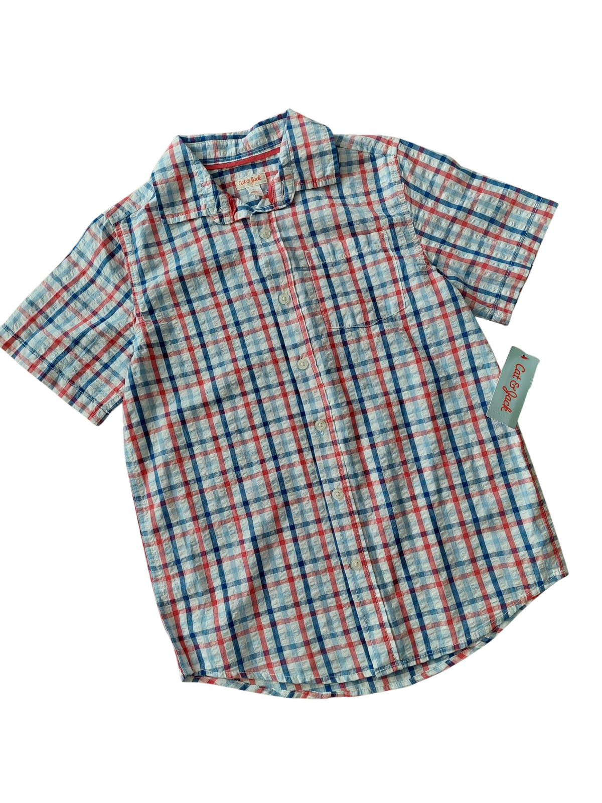 Camisa Cuadros Niño – Cat & Jack (Talla 12/14)