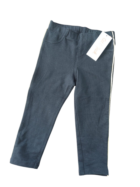 Legging Negro con Franja Lateral – Cat &amp; Jack