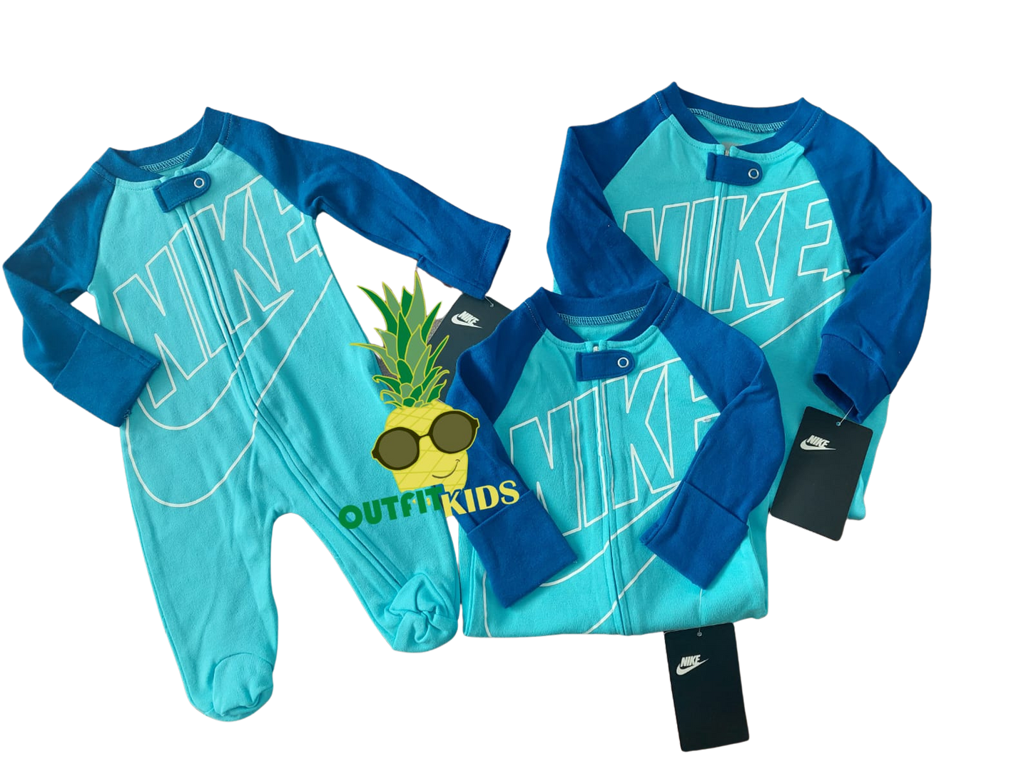 Mameluco Nike – NIÑO (hombre) Tallas 0–3 m, 3 m, 9 m