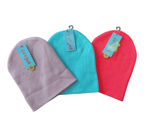 Gorros Cat & Jack – Trío de color Para niña/niño (unisex).