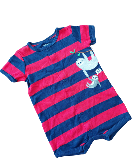 Carter’s – Romper rayado “perezosos” – Para hombre (bebé).