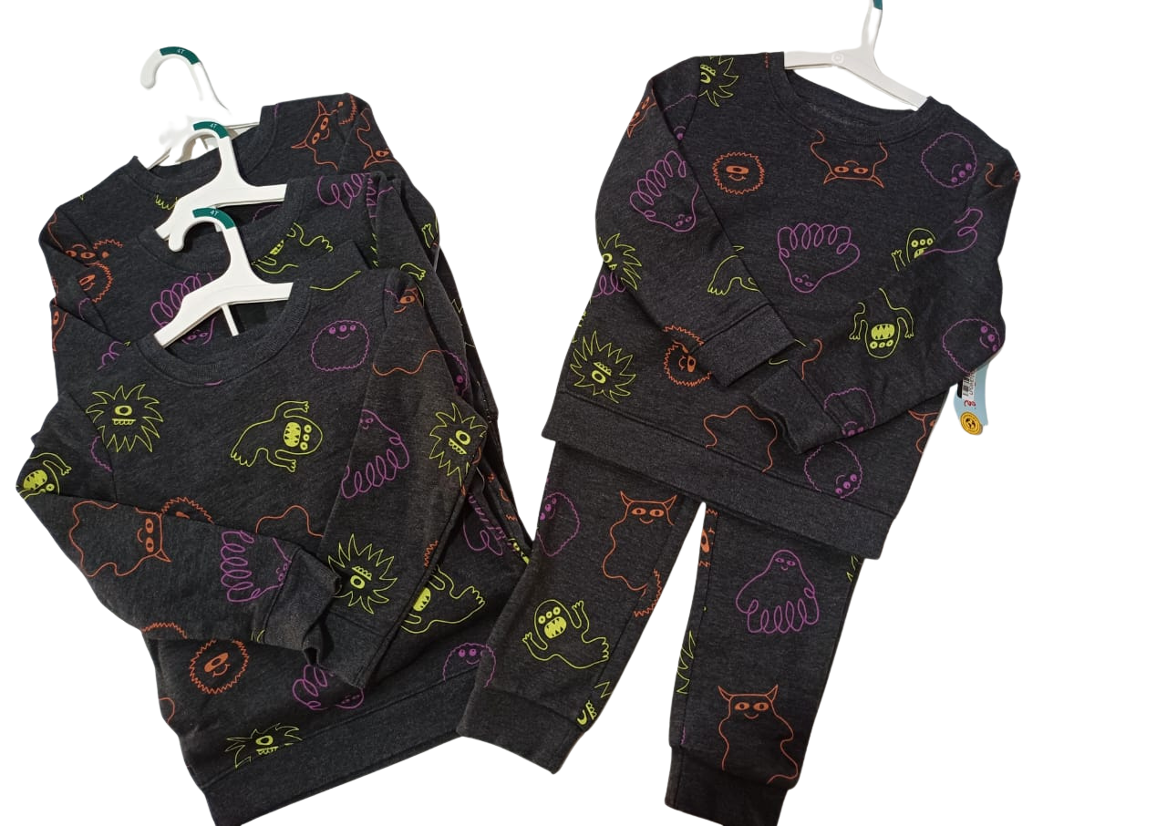 Conjunto “Monstruitos” polar – Halloween