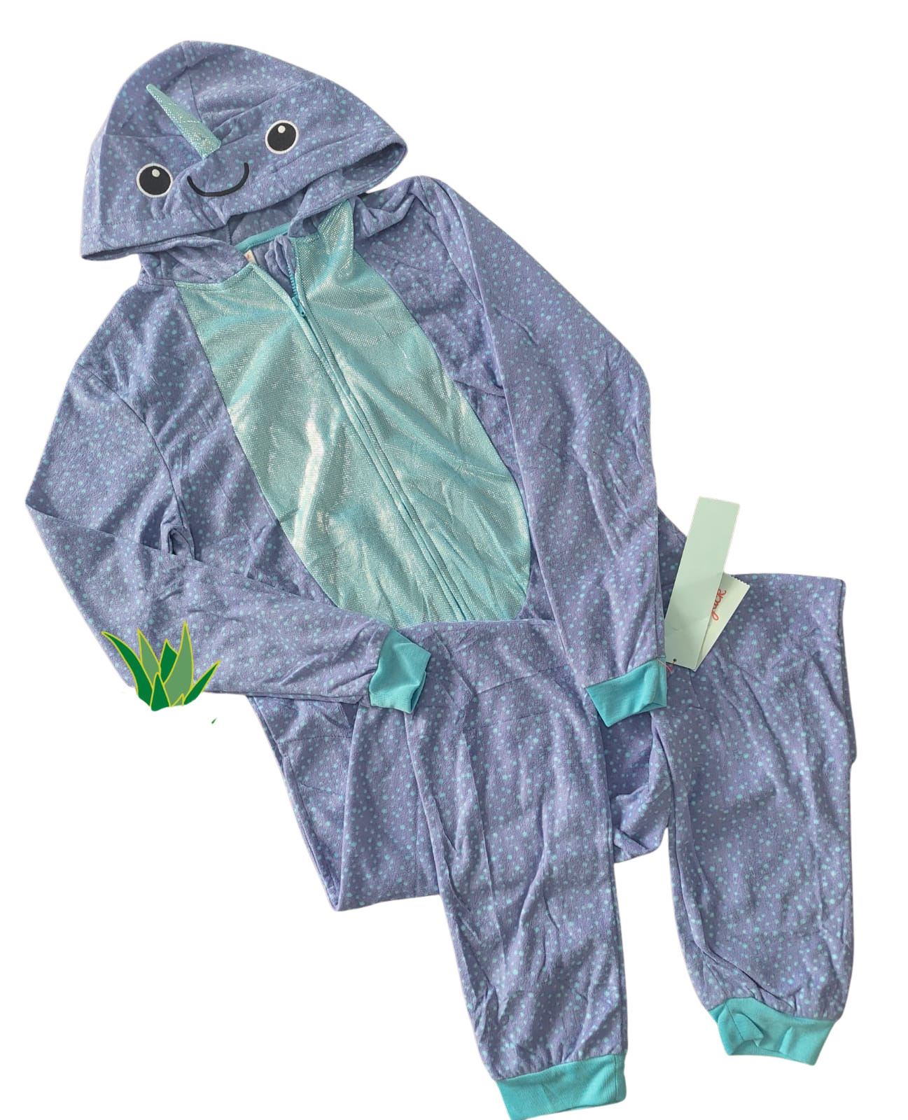 onesie “narval mágico” con capucha – cat & jack (talla 14 años)
