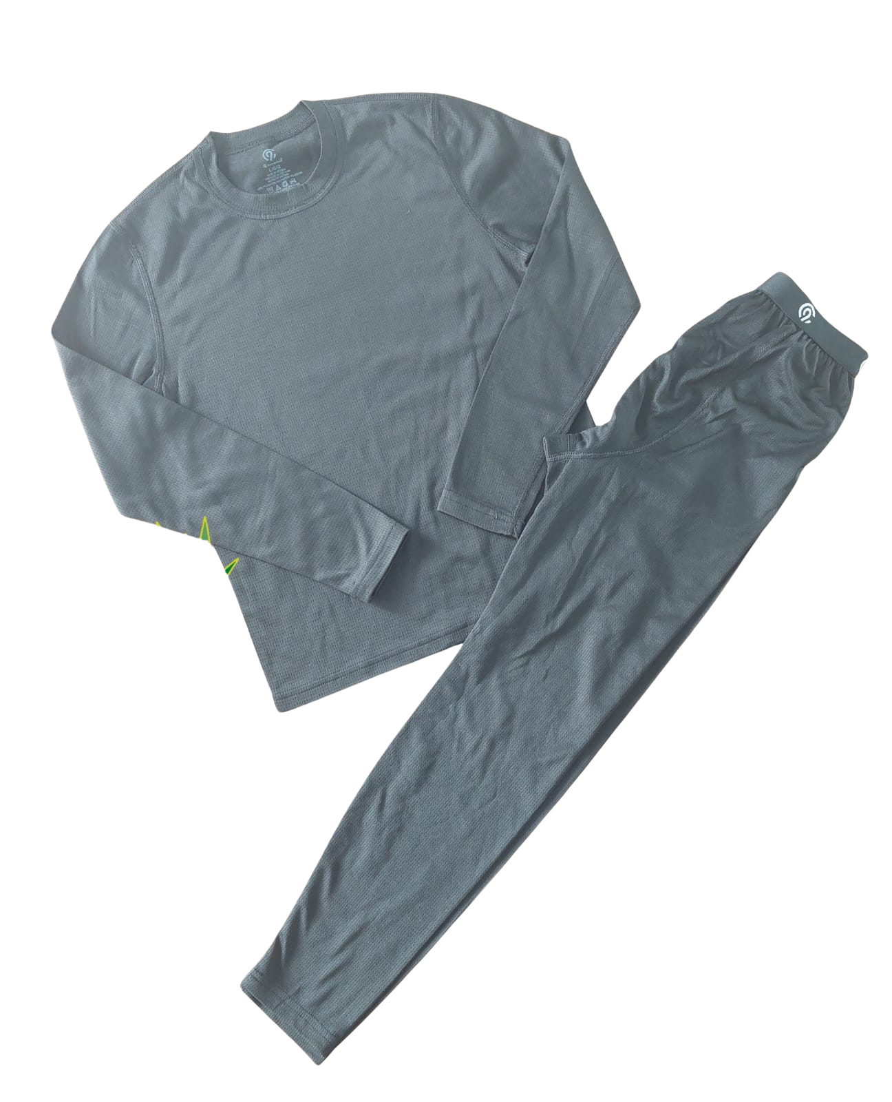 conjunto térmico primera capa gris – champion c9 (talla l · 8-10 años)