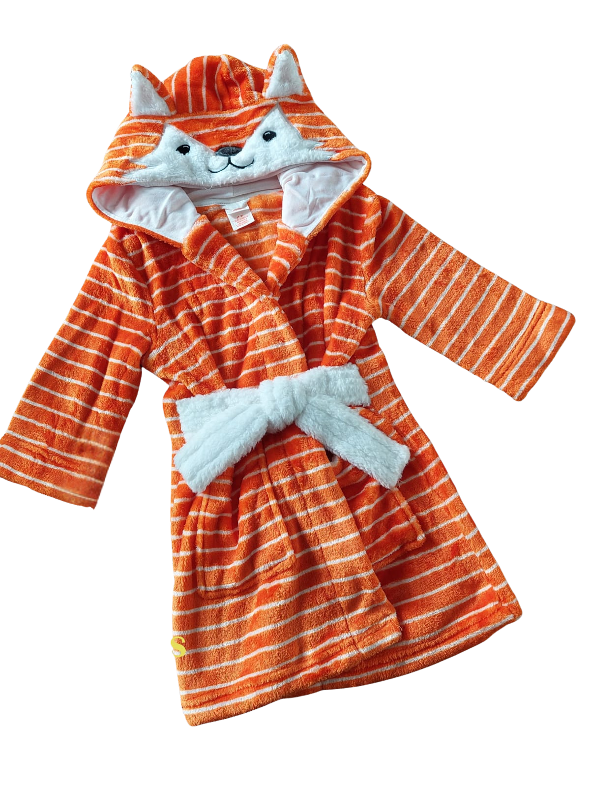 bata polar “zorrito” con capucha – cat & jack (talla 2-3 años)