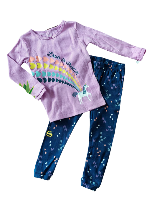 pijama 2 piezas “love to dream” – carter’s (talla 18 meses)