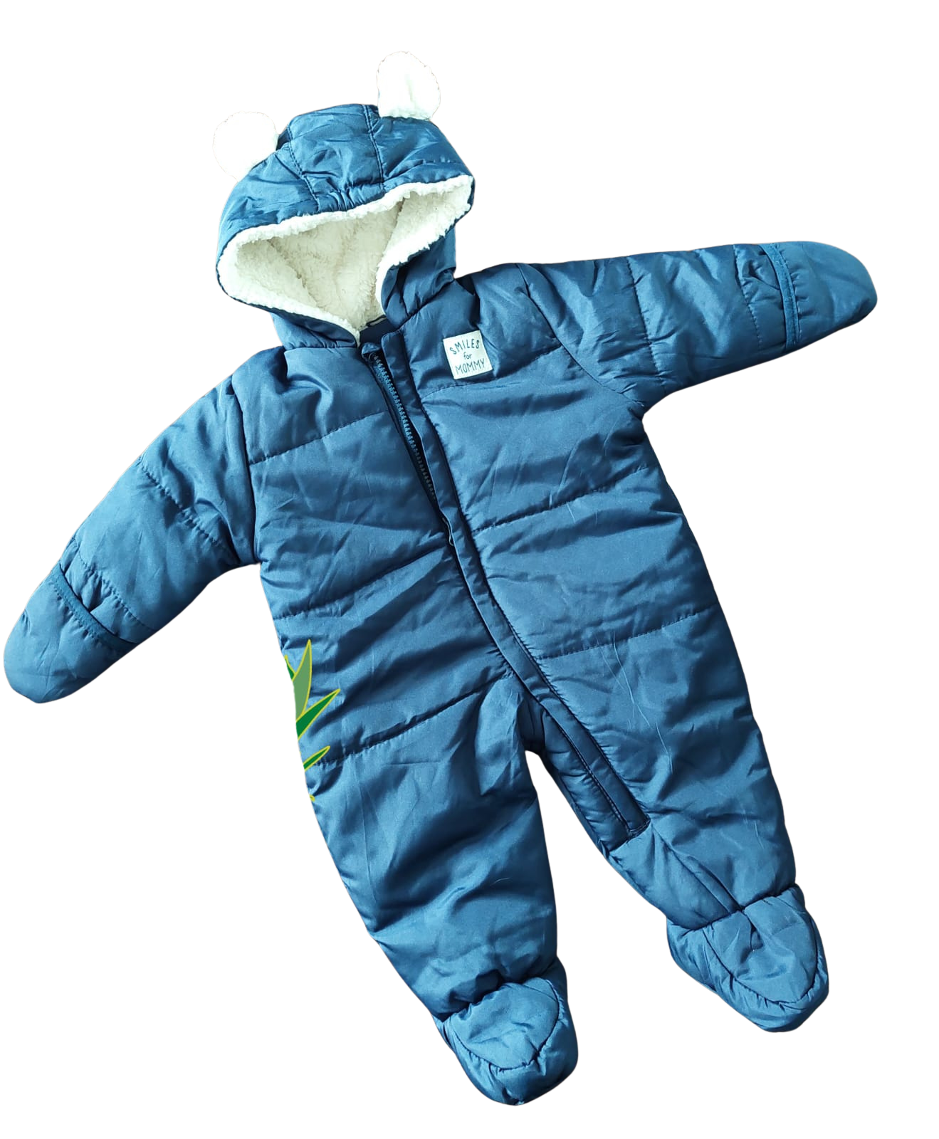 mono acolchado con orejitas – carter’s (talla 3 meses