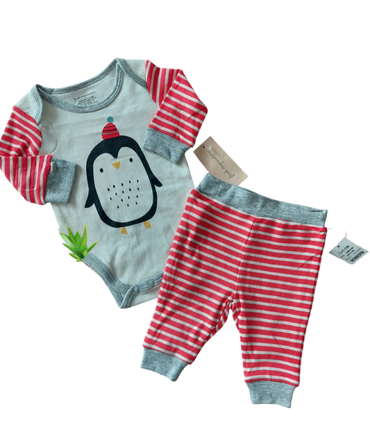 set 2 piezas “penguin cozy” – first impressions (talla rn)