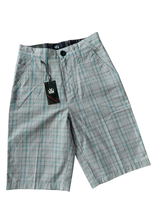 Bermuda a Cuadros Gris – Micros (10 años)