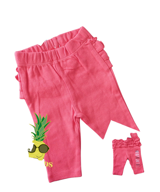 leggings coral con volantitos – RN – NIÑA