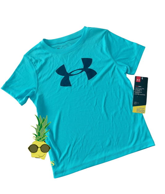 Under Armour – Playera deportiva UPF 50+ – NIÑO (7 años)