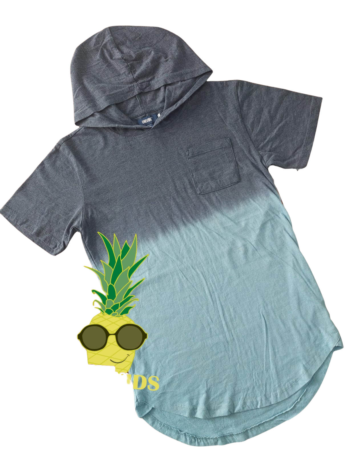 Univibe – Playera hoodie degradada – NIÑO (hombre) Talla L (14/16)